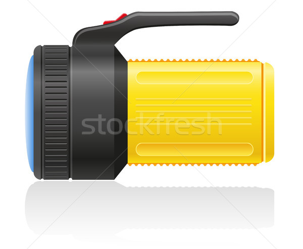 flashlight vector illustration Stock photo © konturvid
