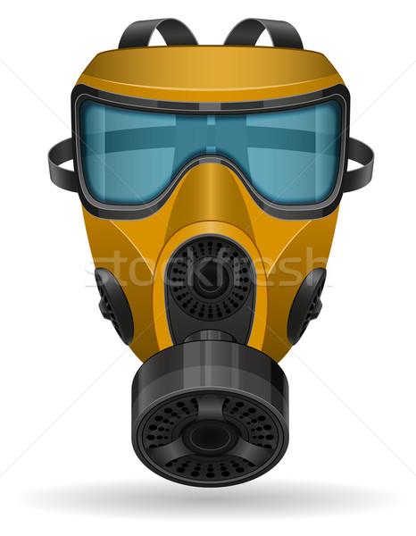 gas mask vector illustration Stock photo © konturvid