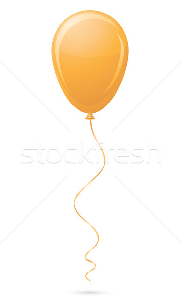 orange balloon vector illustration Stock photo © konturvid