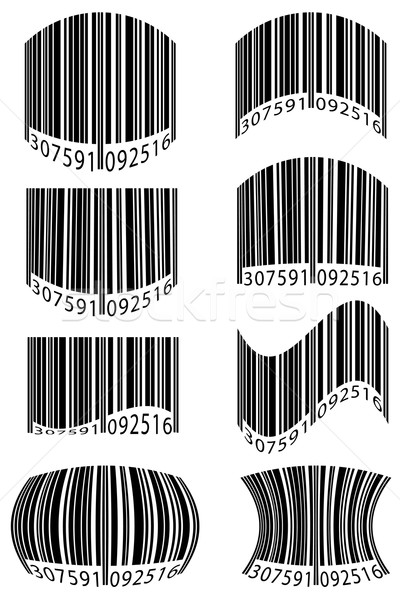 Résumé Barcode isolé blanche ordinateur design [[stock_photo]] © konturvid