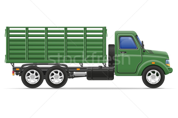 cargo truck for transportation of goods vector illustration Stock photo © konturvid