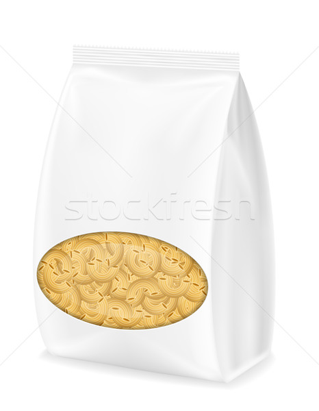 пасты упаковка изолированный белый продовольствие окна Сток-фото © konturvid