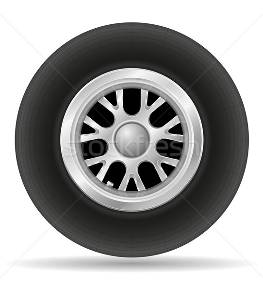 wheel for racing car vector illustration EPS 10 Stock photo © konturvid