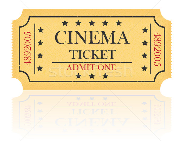 cinema ticket vector illustration Stock photo © konturvid
