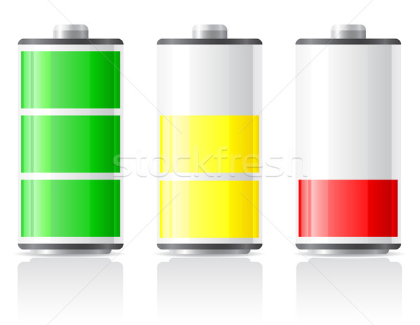 icons charge battery vector illustration Stock photo © konturvid