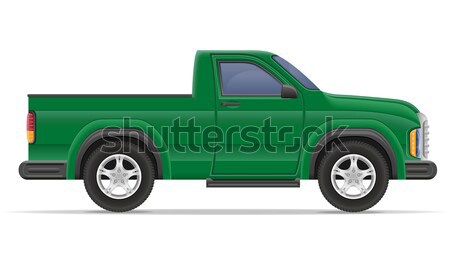 Stock photo: car pickup vector illustration