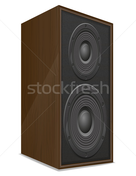 acoustic loundspeaker vector illustration Stock photo © konturvid