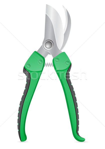 garden tool secateurs vector illustration Stock photo © konturvid
