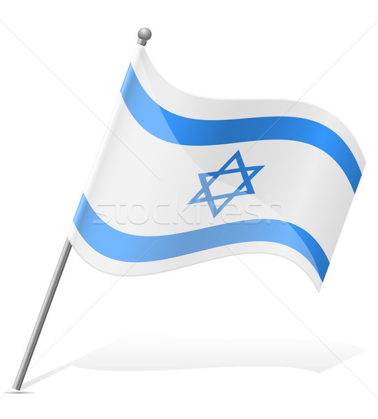 flag of Israel vector illustration Stock photo © konturvid