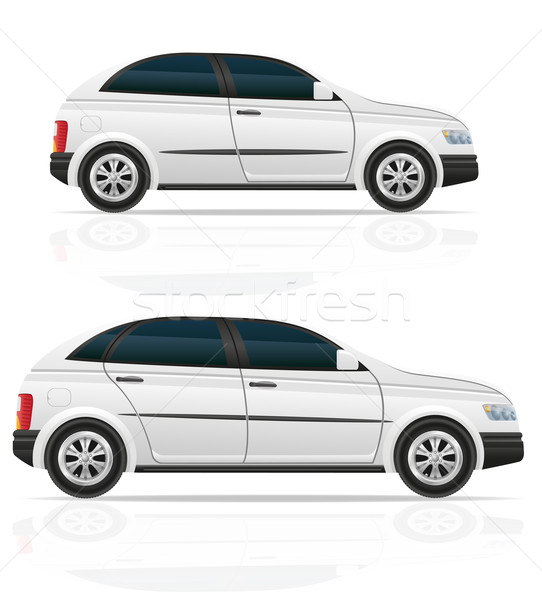 car hatchback vector illustration Stock photo © konturvid