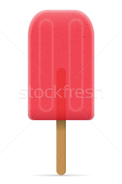ice cream frozen juice on stick vector illustration Stock photo © konturvid