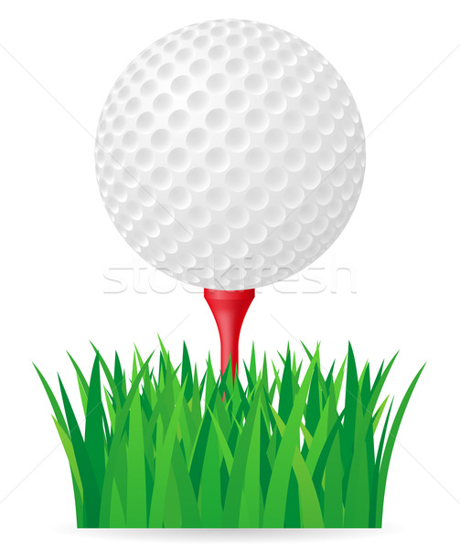 golf ball vector illustration Stock photo © konturvid