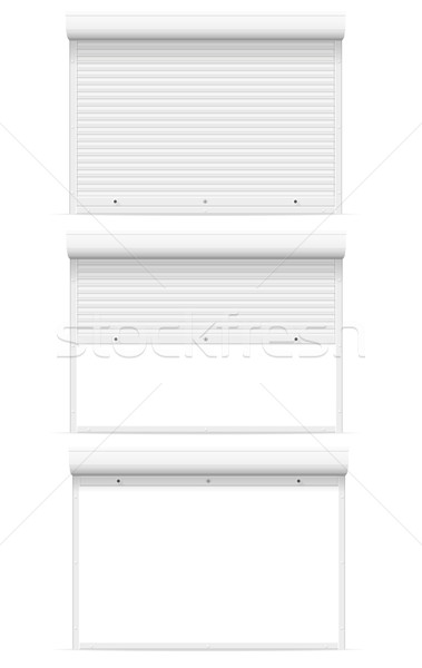 rolling shutters vector illustration Stock photo © konturvid