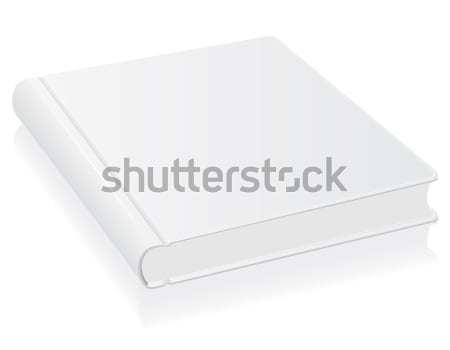 Witte boek geïsoleerd business kantoor ontwerp Stockfoto © konturvid
