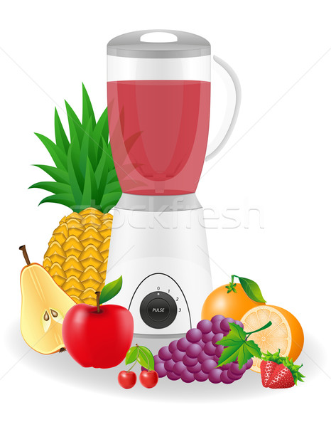 kitchen blender stationary vector illustration Stock photo © konturvid