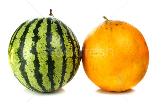 watermelon and melon Stock photo © konturvid