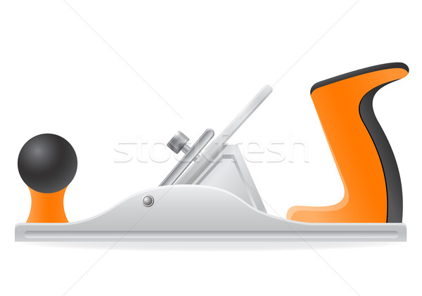 tool metal plane vector illustration Stock photo © konturvid