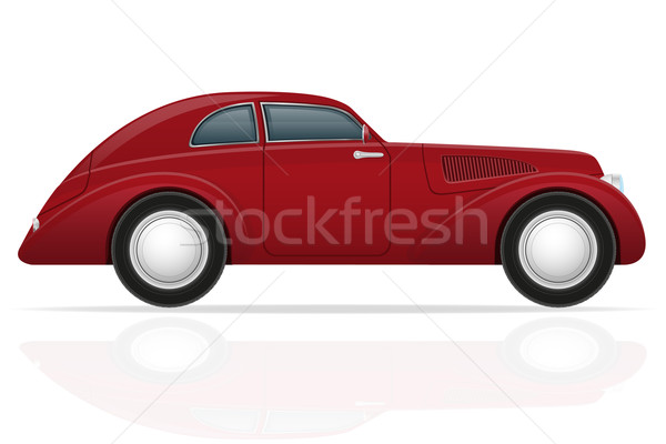 old retro car vector illustration Stock photo © konturvid