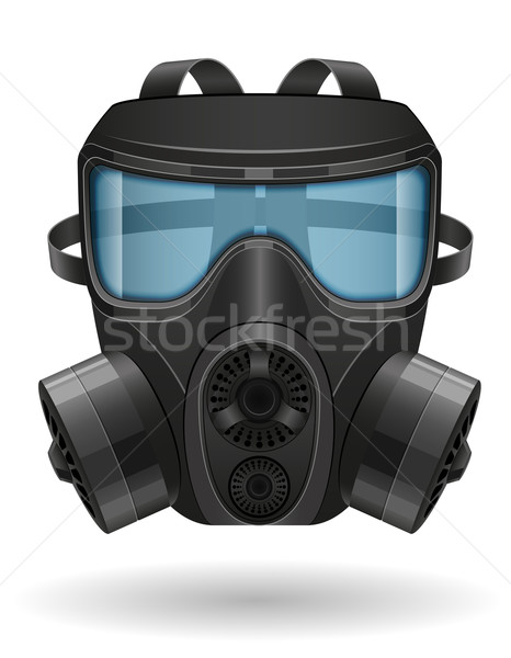 gas mask vector illustration Stock photo © konturvid