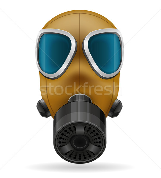 gas mask vector illustration Stock photo © konturvid