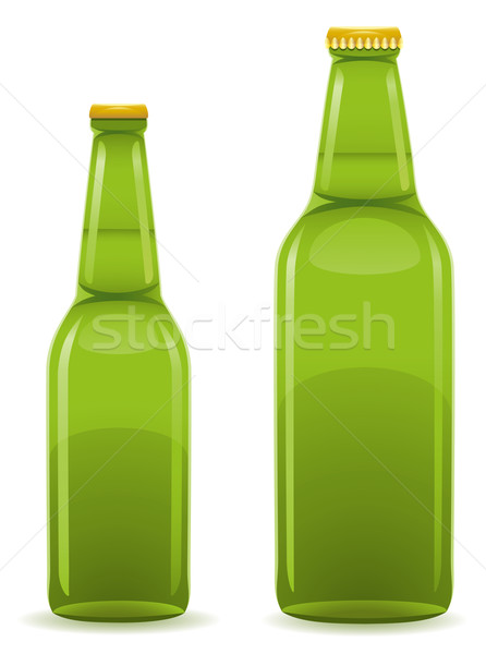 beer bottle vector illustration Stock photo © konturvid