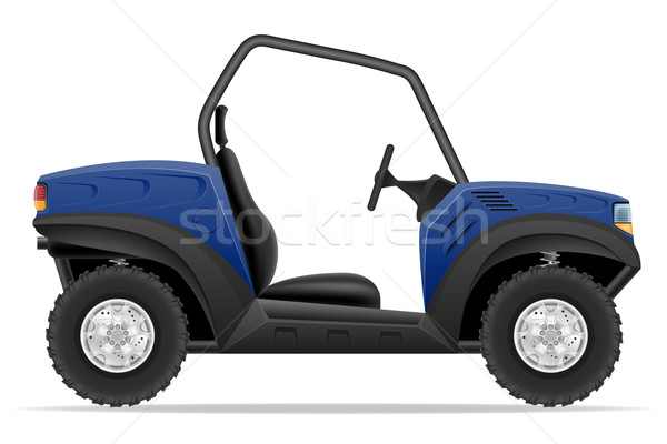 atv car buggy off roads vector illustration Stock photo © konturvid