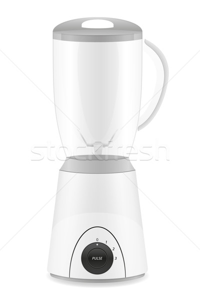 Küche Mixer feststehend isoliert weiß Technologie Stock foto © konturvid