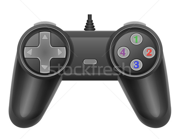 joystick for gaming console vector illustration EPS 10 Stock photo © konturvid