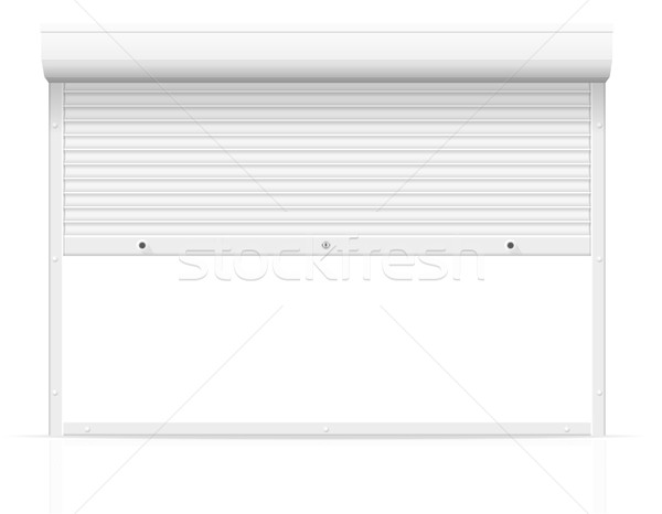 rolling shutters vector illustration Stock photo © konturvid