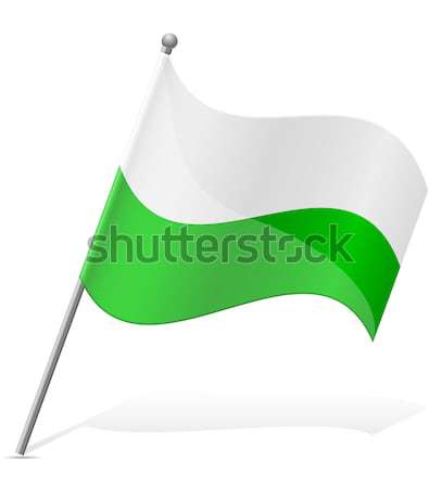 Foto stock: Bandera · gales · aislado · blanco · mundo · mundo