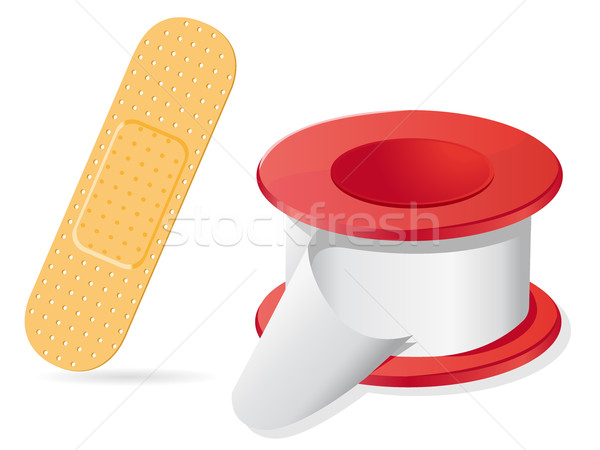 Stock photo: medical plaster illustration