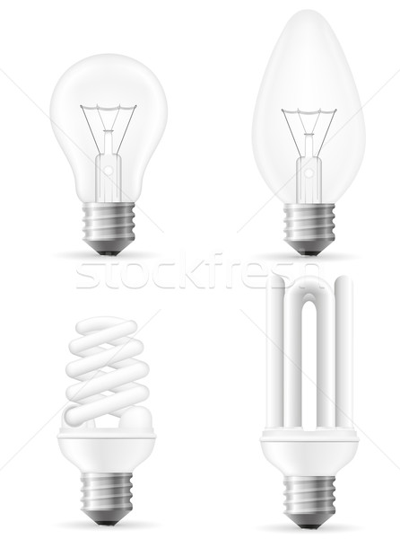 light bulb vector illustration Stock photo © konturvid