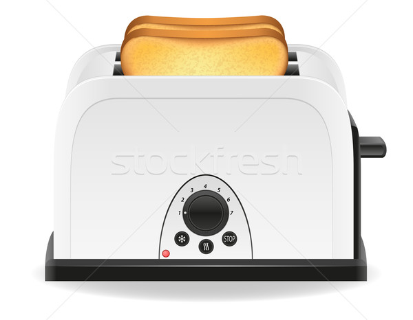 toast in a toaster vector illustration Stock photo © konturvid