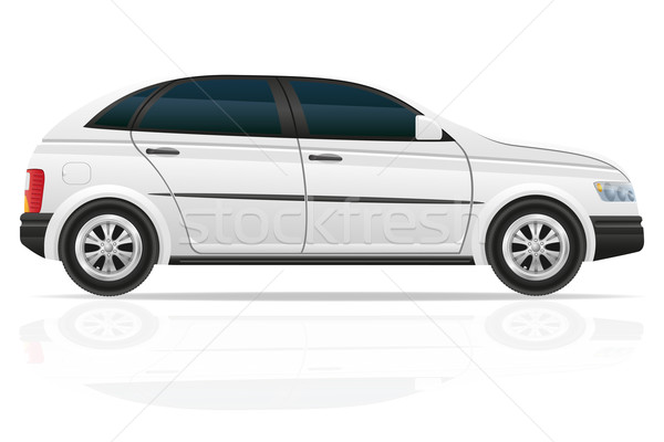 car hatchback vector illustration Stock photo © konturvid