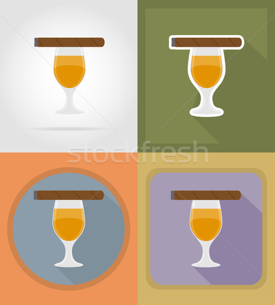 Foto d'archivio: Casino · oggetti · icone · illustrazione · isolato