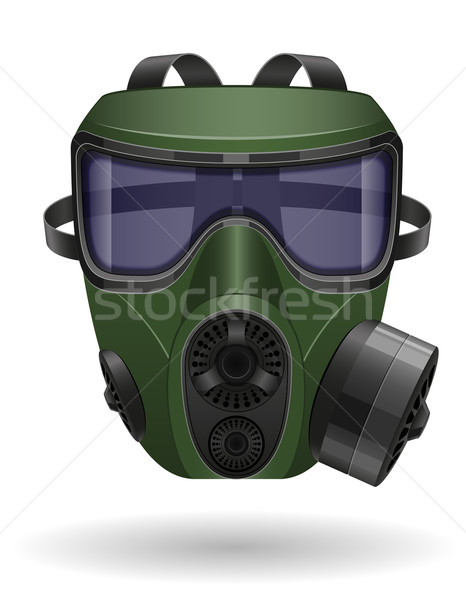 gas mask vector illustration Stock photo © konturvid