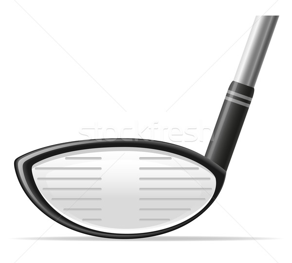 Stock photo: golf club vector illustration