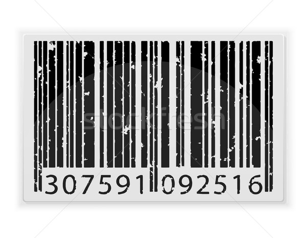 Résumé Barcode isolé blanche ordinateur design [[stock_photo]] © konturvid