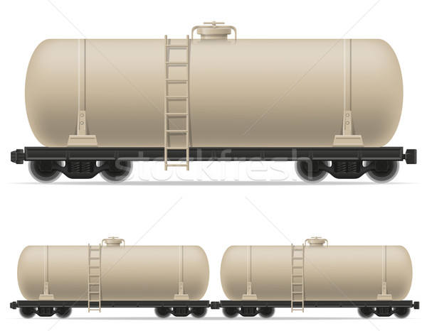 railway carriage train vector illustration Stock photo © konturvid