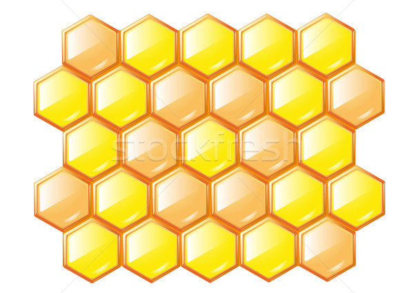 sweet honeycombs shiny Stock photo © konturvid