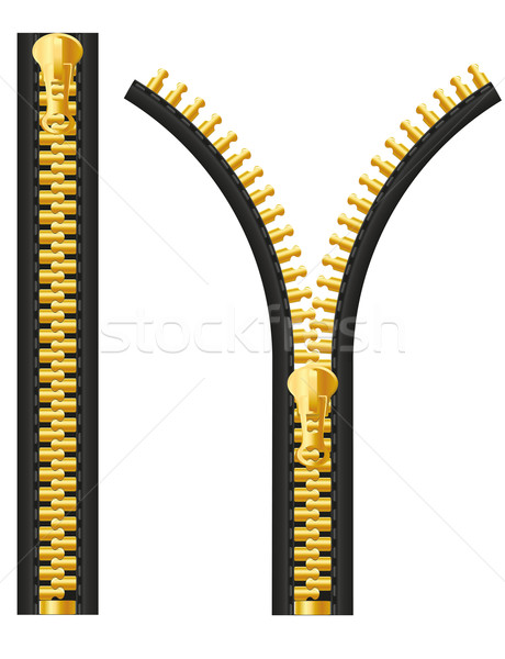zipper vector illustration Stock photo © konturvid