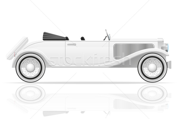 old retro car vector illustration Stock photo © konturvid