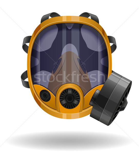 gas mask vector illustration Stock photo © konturvid