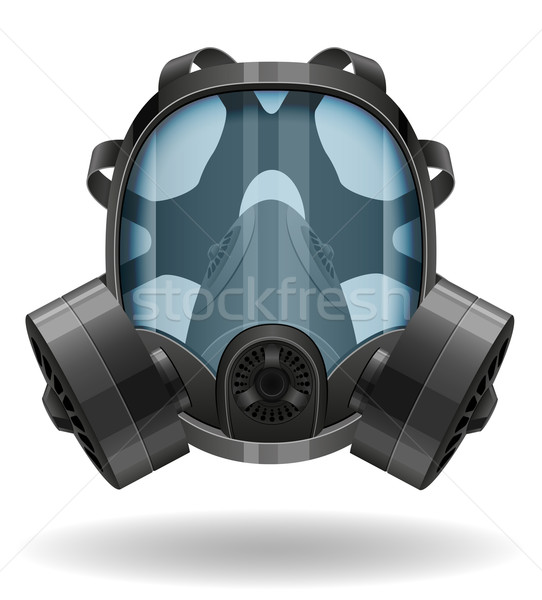 gas mask vector illustration Stock photo © konturvid