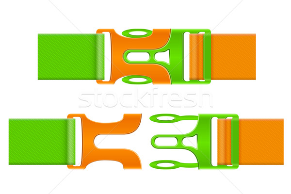 plastic buckle clasp vector illustration Stock photo © konturvid
