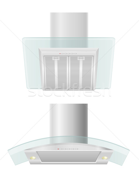 extractor hood for kitchen vector illustration Stock photo © konturvid