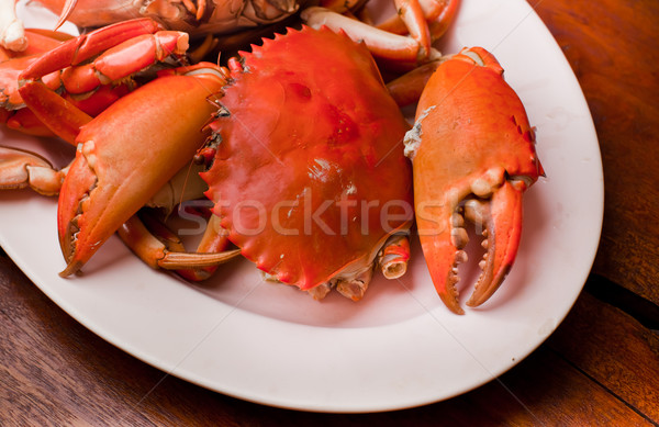 roasted crab Stock photo © koratmember