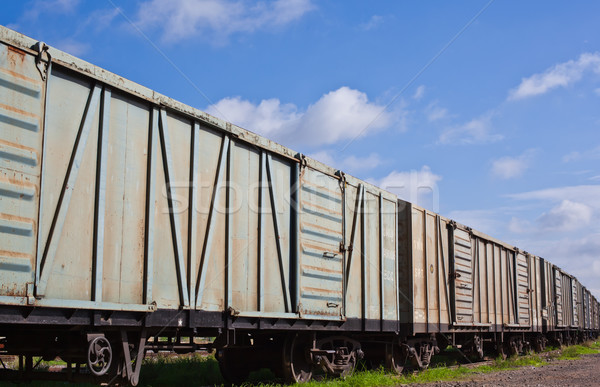 鉄道 コンテナ ドア ヴィンテージ さびた 古い ストックフォト © koratmember