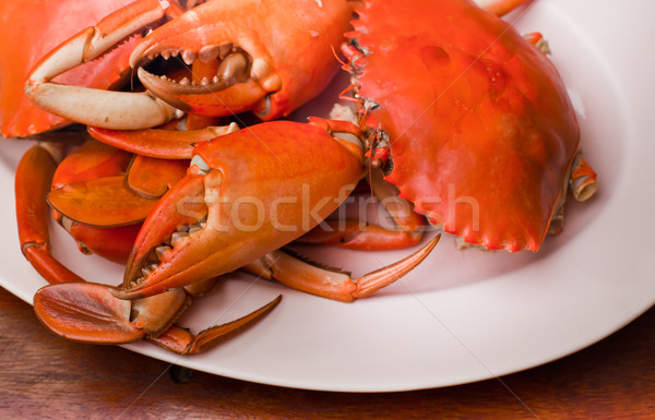 roasted crab Stock photo © koratmember