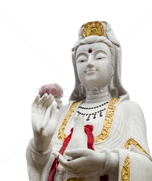 Beyaz görüntü Buda Çin sanat el Stok fotoğraf © koratmember